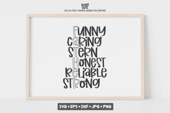 Funny Caring Stern Honest Reliable Strong Review