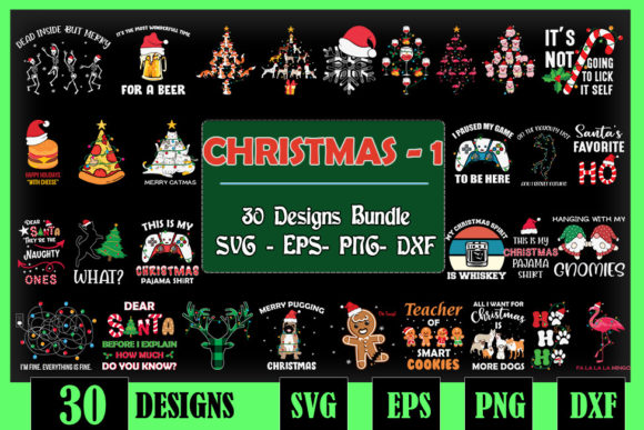 Reviewing the Christmas Bundle SVG 30 Designs Part 1